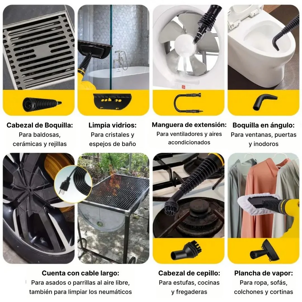 [PROMO] Máquina de Limpieza a Vapor – Elimina Grasa Difícil Sin Químicos 🔥