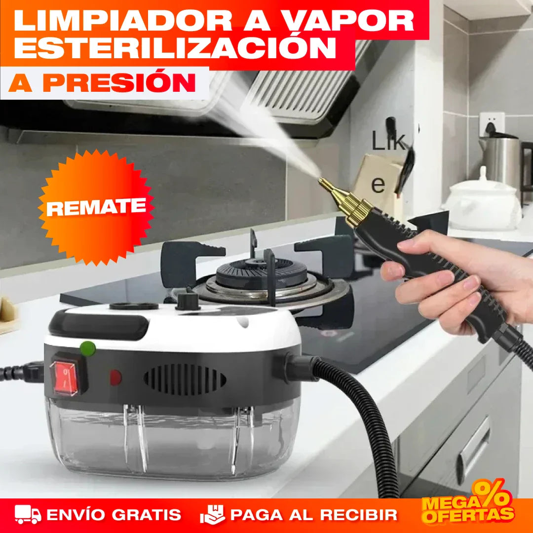 Limpiador a Vapor con Esterilización a Presión
