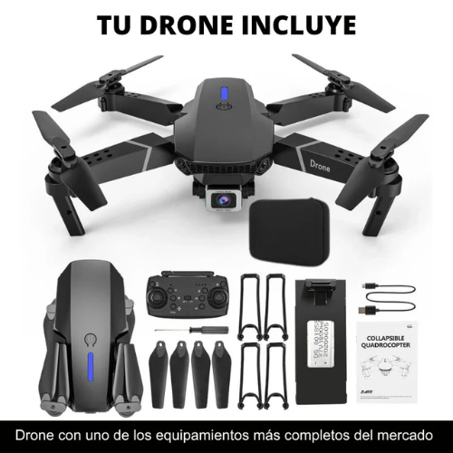 [OFERTA] - Dron E99 Max Sky Vision 4K + DOBLE BATERÍA + CONTROL PANTALLA CELULAR
