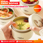 [OFERTA] Portacomidas y Lonchera Térmica - Set x4 🔥