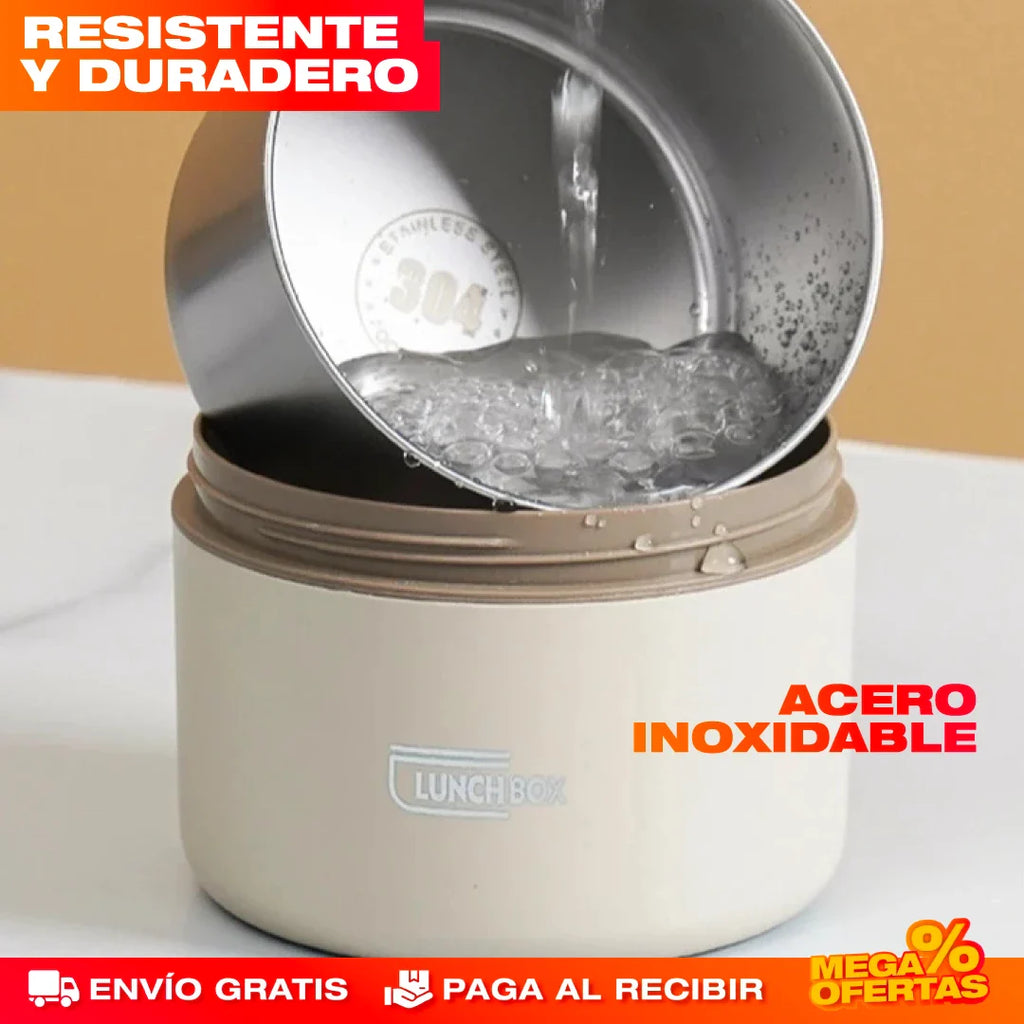 [OFERTA] Portacomidas y Lonchera Térmica - Set x4 🔥