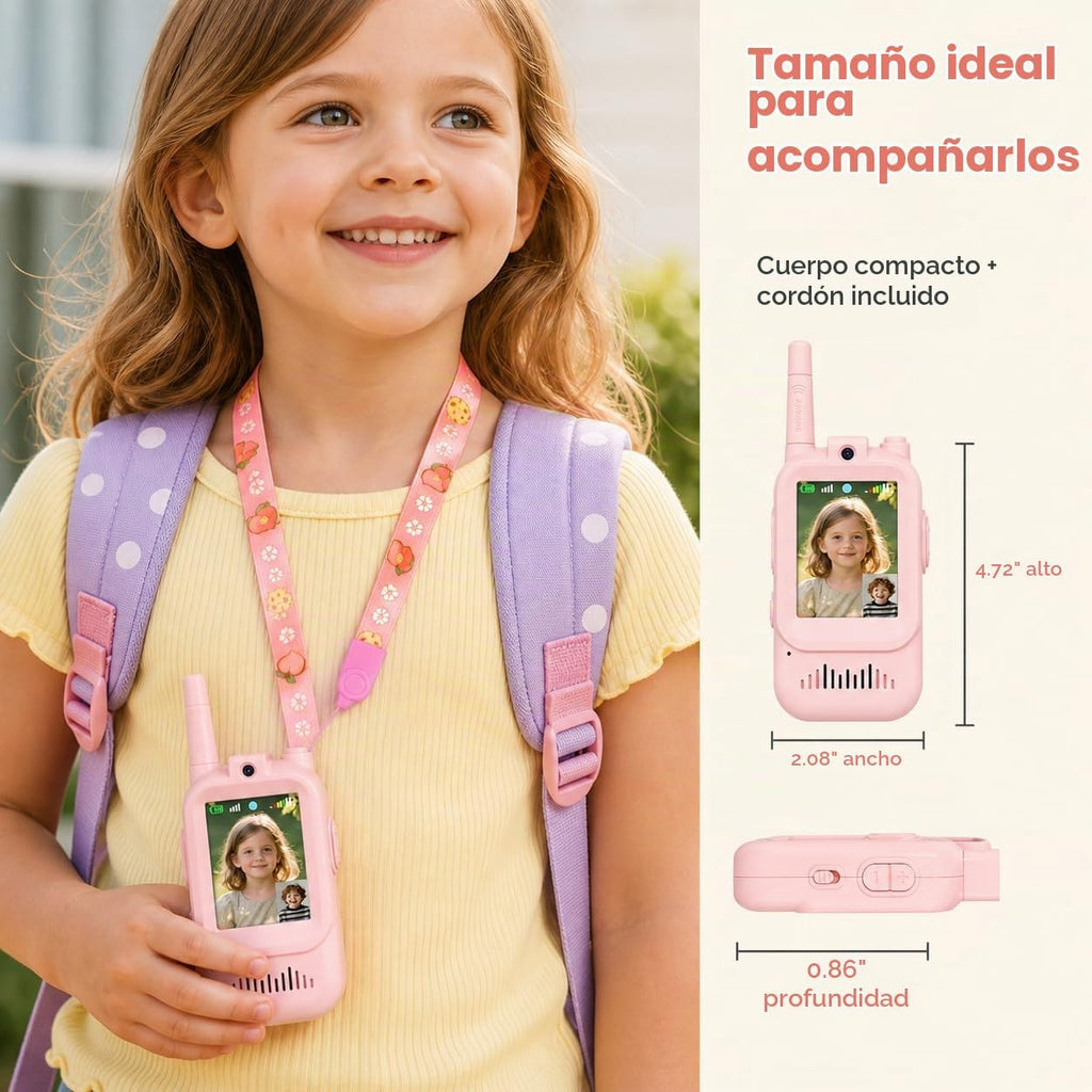 WALKIE TALKIE INFANTIL CON VÍDEO