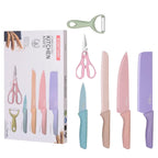 JUEGO DE CUCHILLOS DE COCINA (6 PIEZAS)