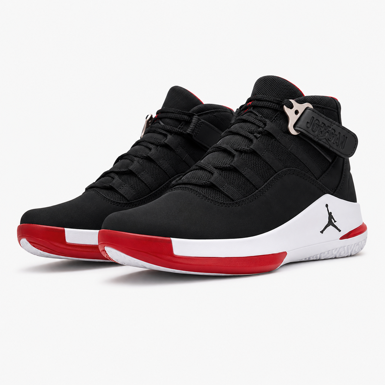Tenis Nike Jordan Retro Negro Rojo — Estilo Deportivo Premium 🔥
