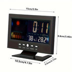 [PROMO] Reloj Digital Meteorologico 4 en 1: Hora, Clima, Humedad y Despertador 🔥
