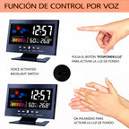 [PROMO] Reloj Digital Meteorologico 4 en 1: Hora, Clima, Humedad y Despertador 🔥