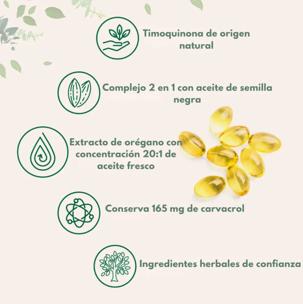 CÁPSULAS BLANDAS DE ACEITE DE ORÉGANO - OREGAN PRO