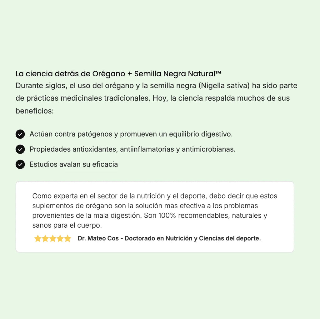 CÁPSULAS BLANDAS DE ACEITE DE ORÉGANO - OREGAN PRO