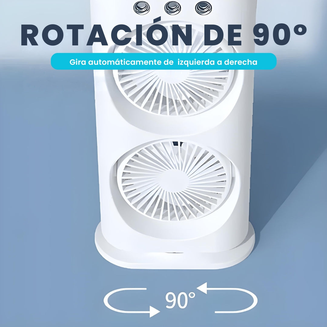 VENTILADOR DOBLE CABEZAL HUMIFICADOR