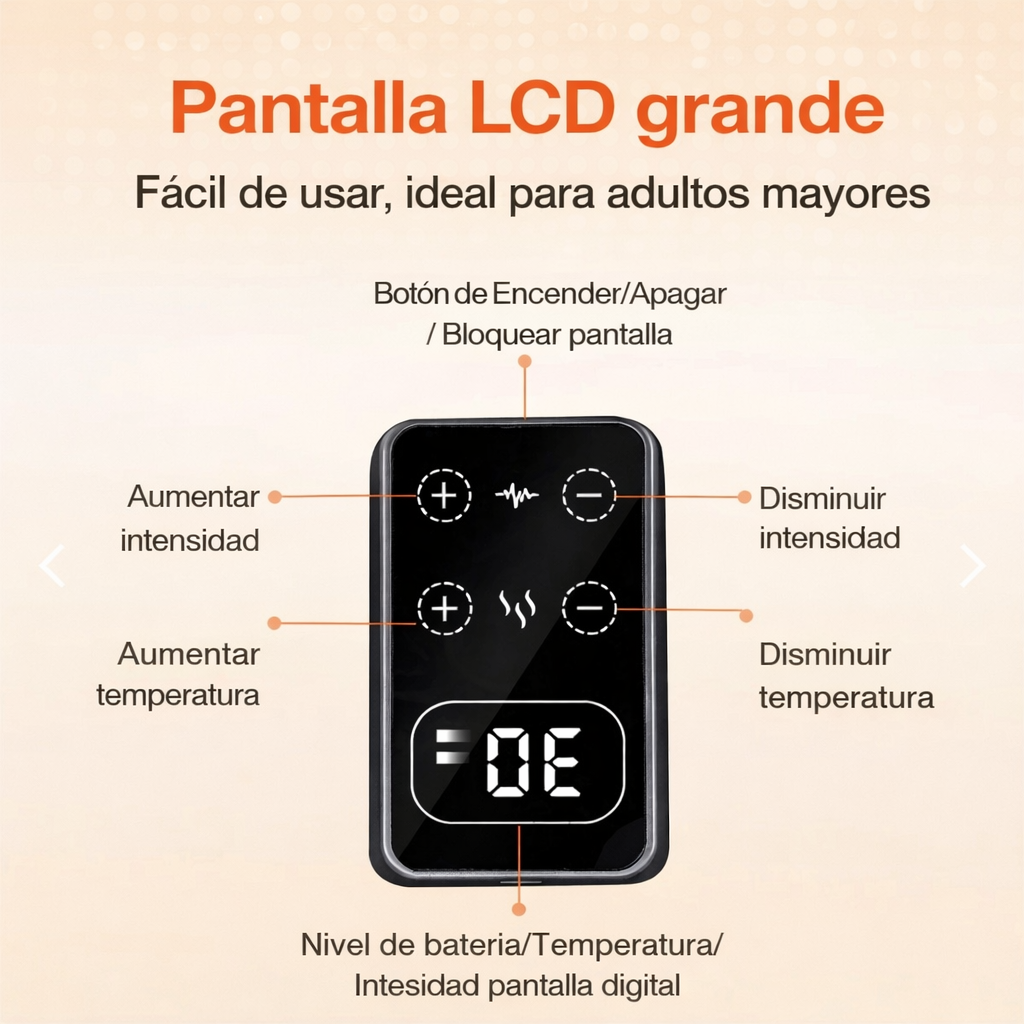 CalmiThermPro™ - Rodillera Térmica Digital