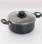 🔥 LIQUIDACIÓN DE STOCK: Juego De Ollas Universal 13 Piezas Antiadherente Color Negro 🍲🍚