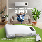 🔥 LIQUIDACIÓN DE STOCK: Mini Aire Acondicionado Portátil 2 en 1 Calor y Frio - Bajo consumo y Máxima Potencia