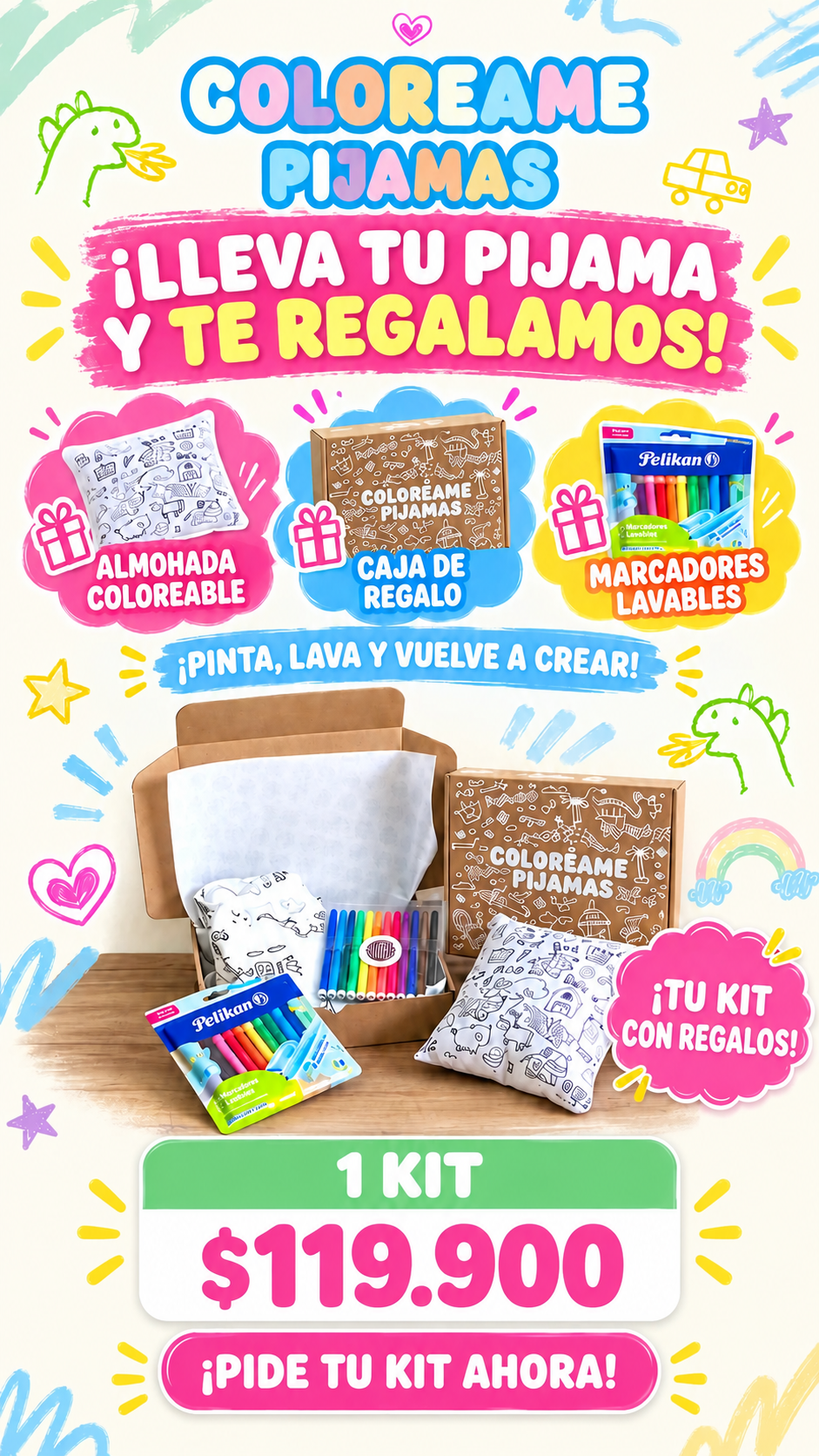 Kit Coloréame Pijamas™