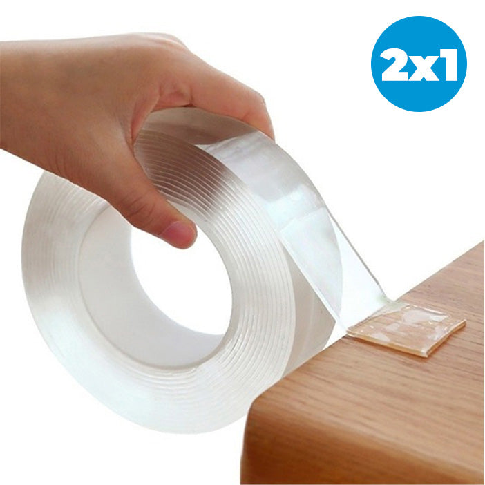PROMO | Cinta Doble Faz Lavable Y Reutilizable - 3 Unidades