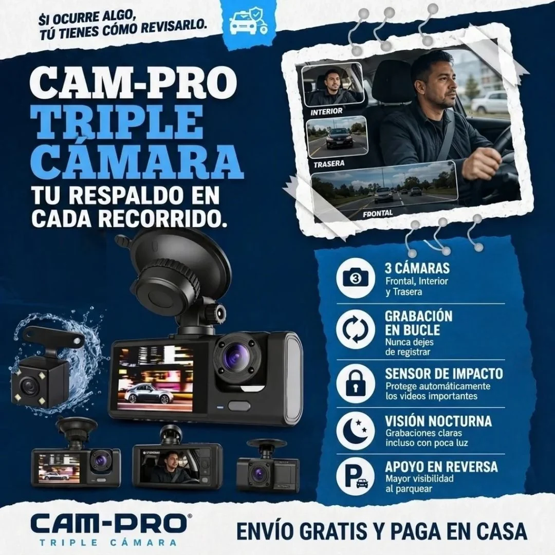 CAMARA 3 EN 1 PRO ORIGINAL - CON VISION NOCTURNA 🔥