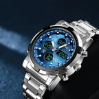 ⏱️ Reloj Militar 48mm con Doble Visualización – Resistente al Agua, Preciso y Estilo Aventurero 🏞️💪