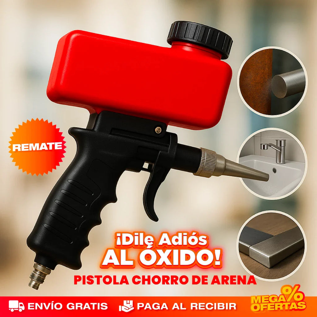 [PROMO] PISTOLA CHORRO DE ARENA NEUMÁTICA 🔥