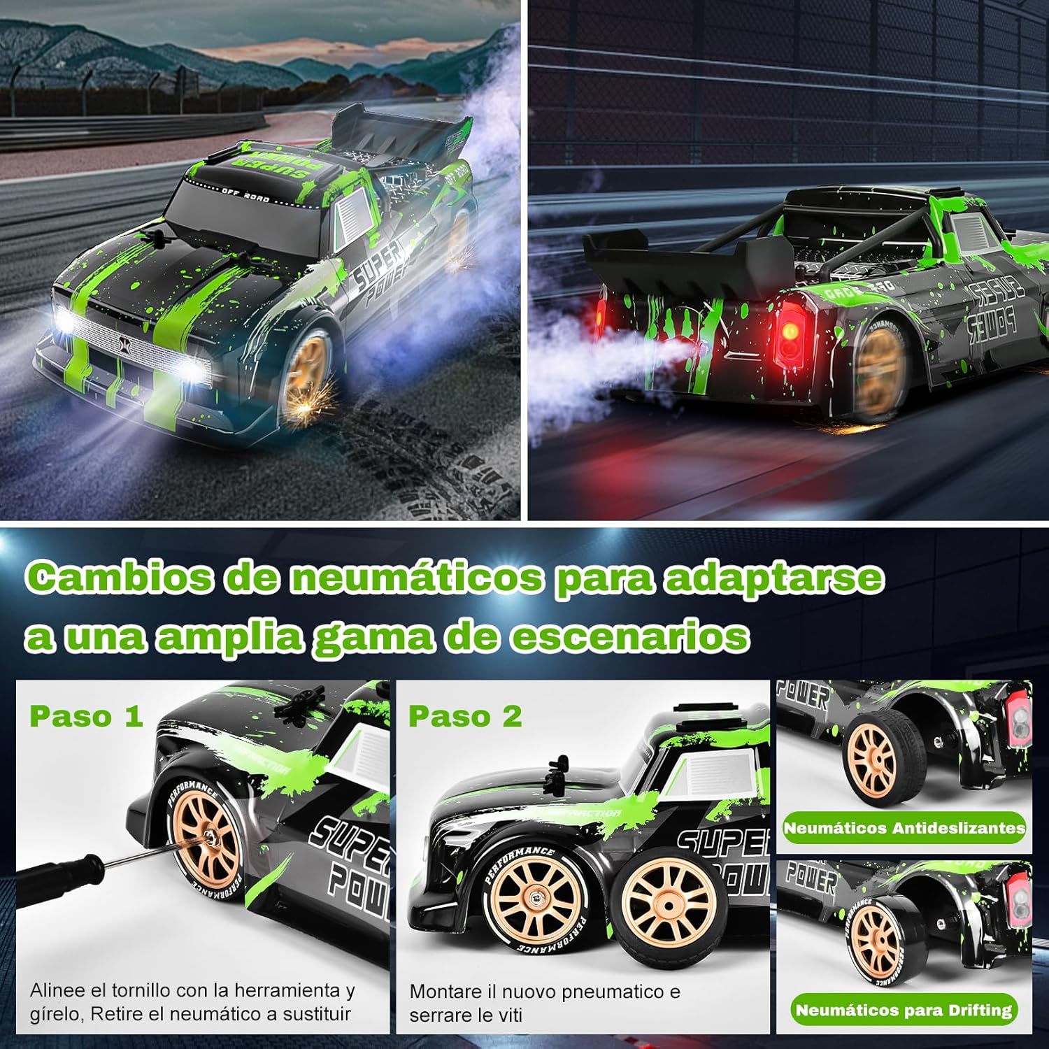 Carro RC Drift | Accesorios Incluidos | 45 km/h | BOOST Original™️